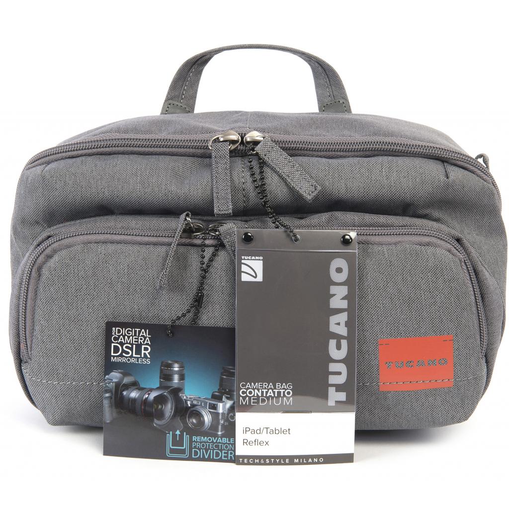 Фото-сумка Tucano Contatto Digital Bag Medium, Grey (CBC-M-G) - изображение 6