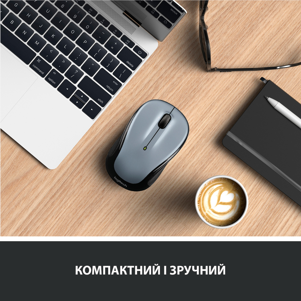 Мишка Logitech M325s Wireless Light Silver (910-006813) - зображення 6