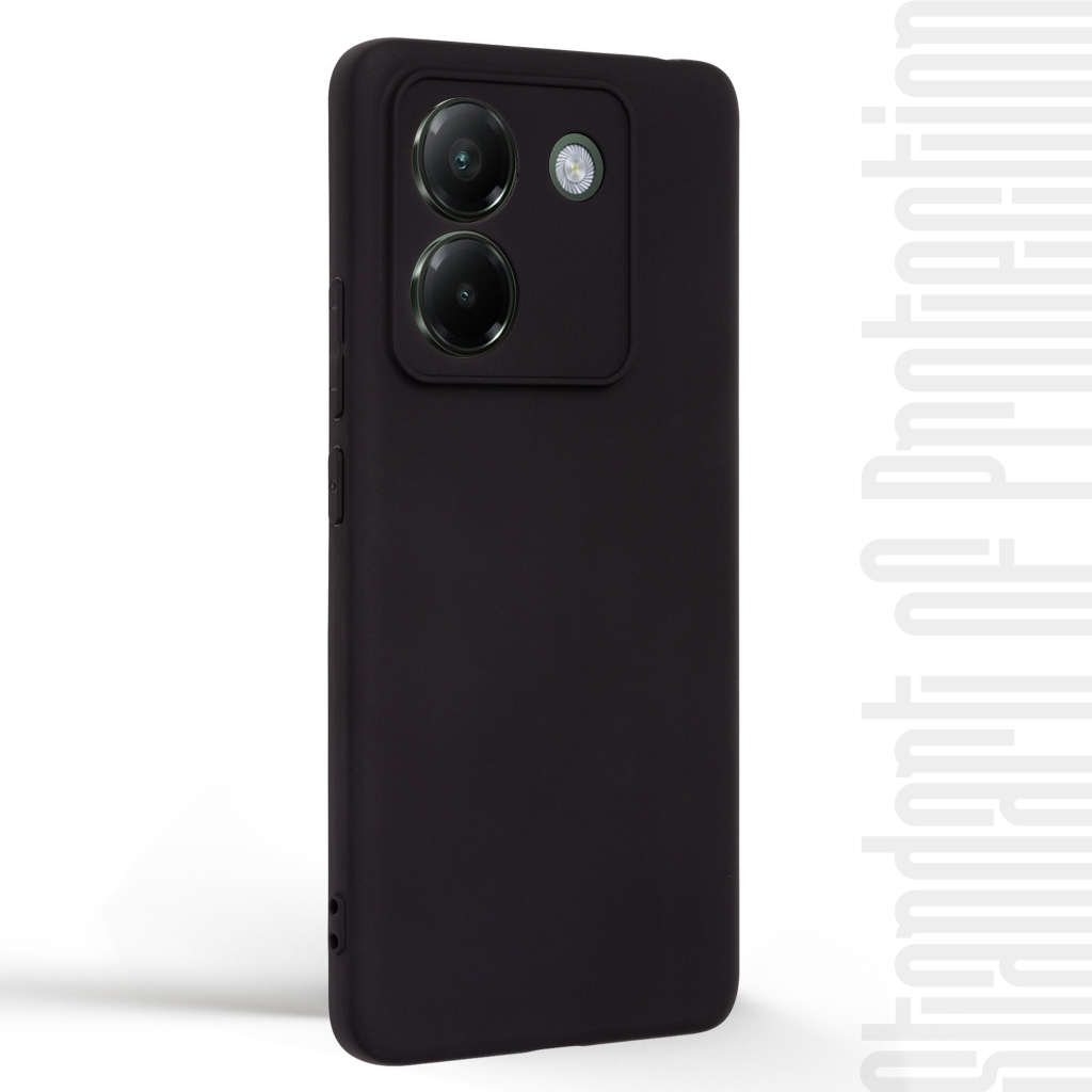 Чохол до мобільного телефона Armorstandart Matte Slim Fit Xiaomi Poco M7 Pro 5G Camera cover Black (ARM83151) - зображення 2
