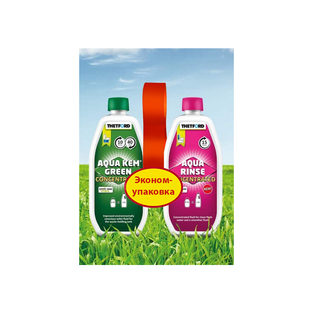 Засіб для дезодорації біотуалетів Thetford Duopack ACGC/ARC 2 х 0,75 л (8710315001501) - изображение 2