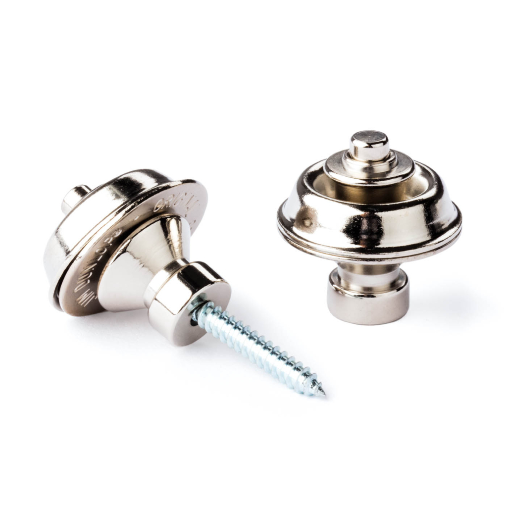 Стреплок для ременя Jim Dunlop Straplok Strap Retainers Traditional - Nickel (SLS1501N) - зображення 1