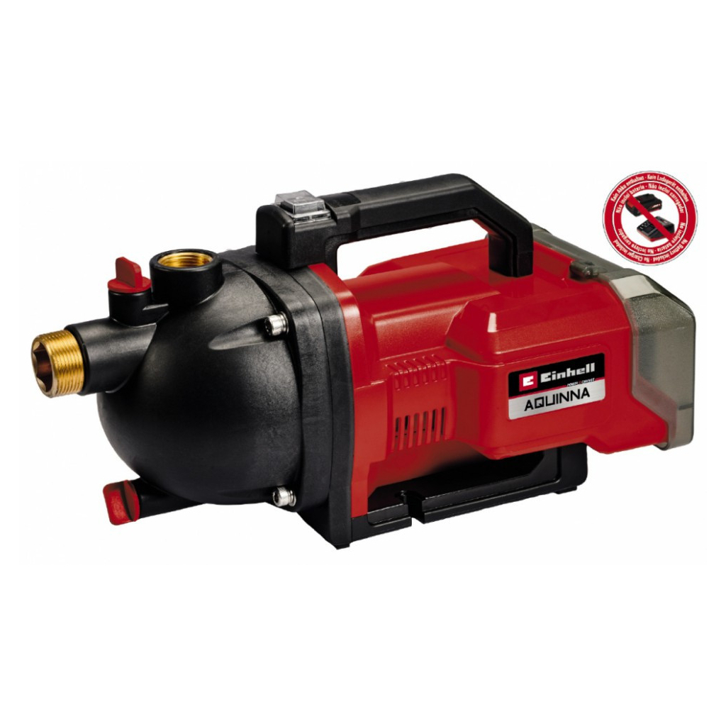 Садовий насос Einhell AQUINNA PXC, 36В, 3000 л/год (без АКБ та ЗП) (4180400) - зображення 1