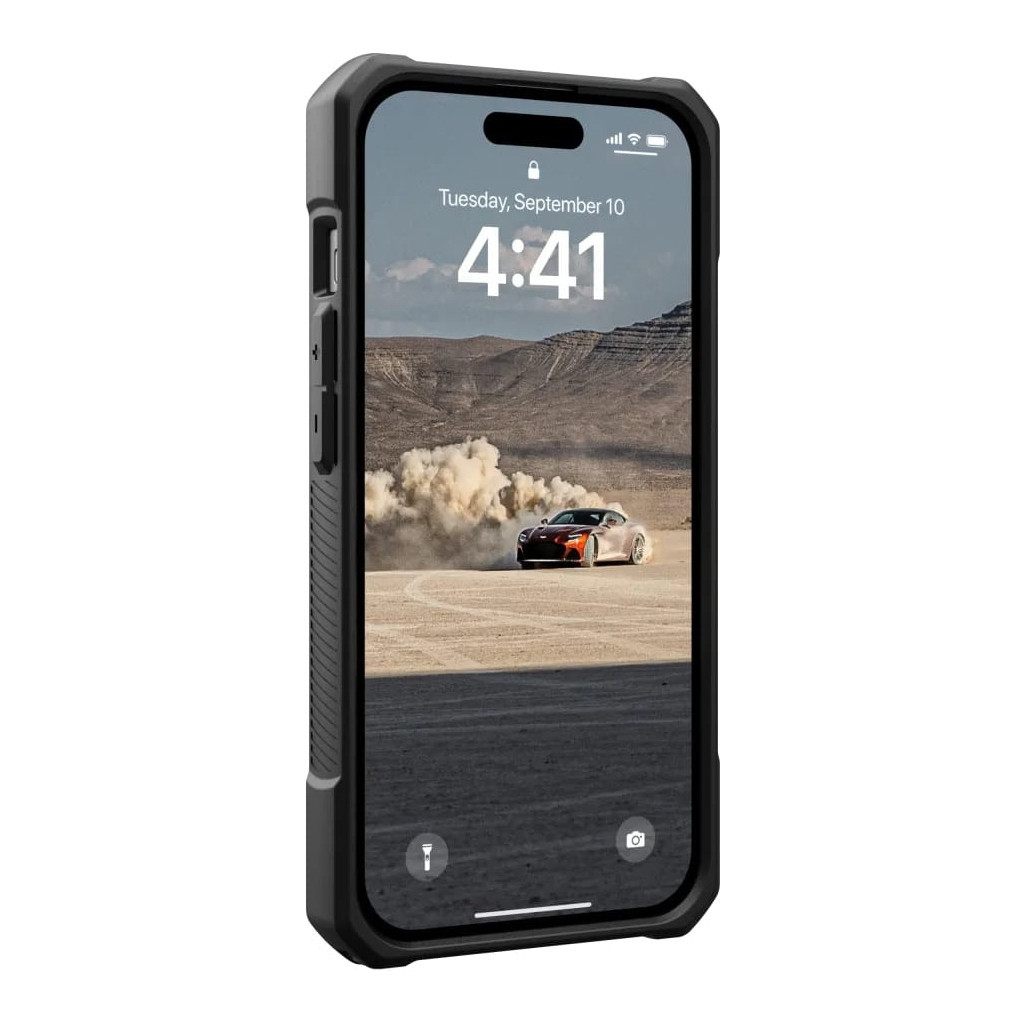 Чохол до мобільного телефона UAG Apple iPhone 15 Monarch, Carbon Fiber (114289114242) - зображення 5