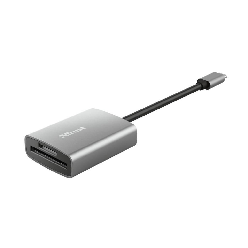 Зчитувач флеш-карт Trust DALYX FAST USB-C ALUMINIUM (24136_TRUST) - изображение 3