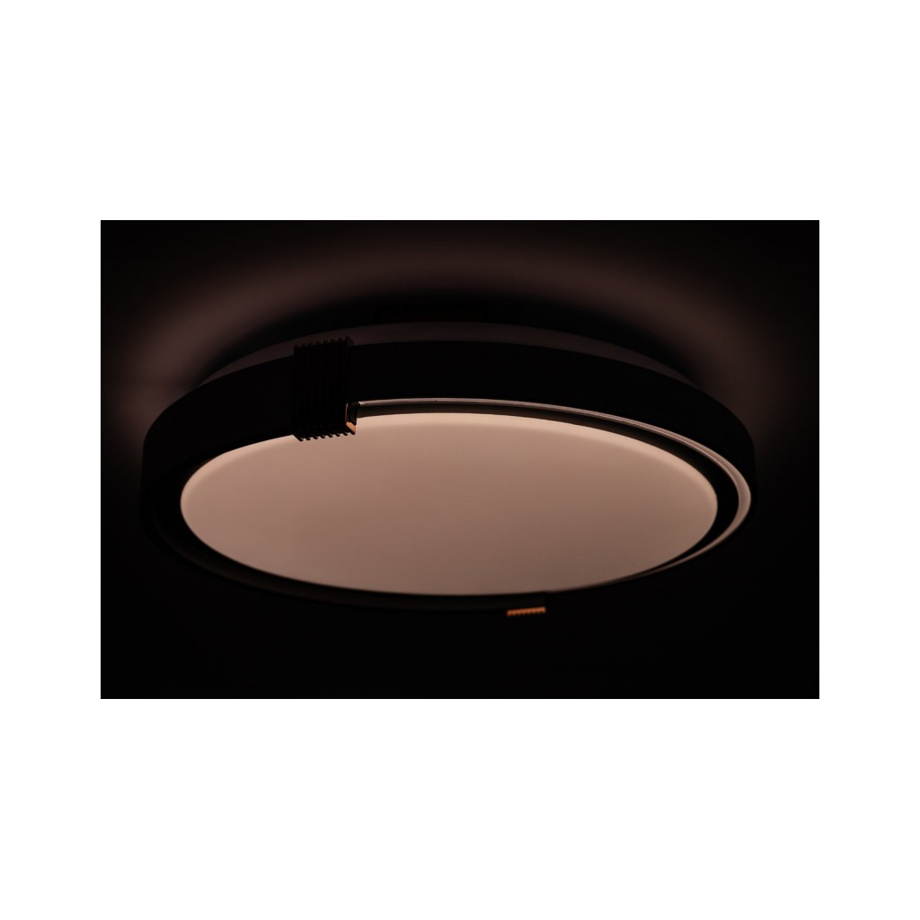 Світильник Vestum COLISEUM матовий 60W 395*60мм 3000К-6500К з ДК білий з чорним (VS-91067) - зображення 7