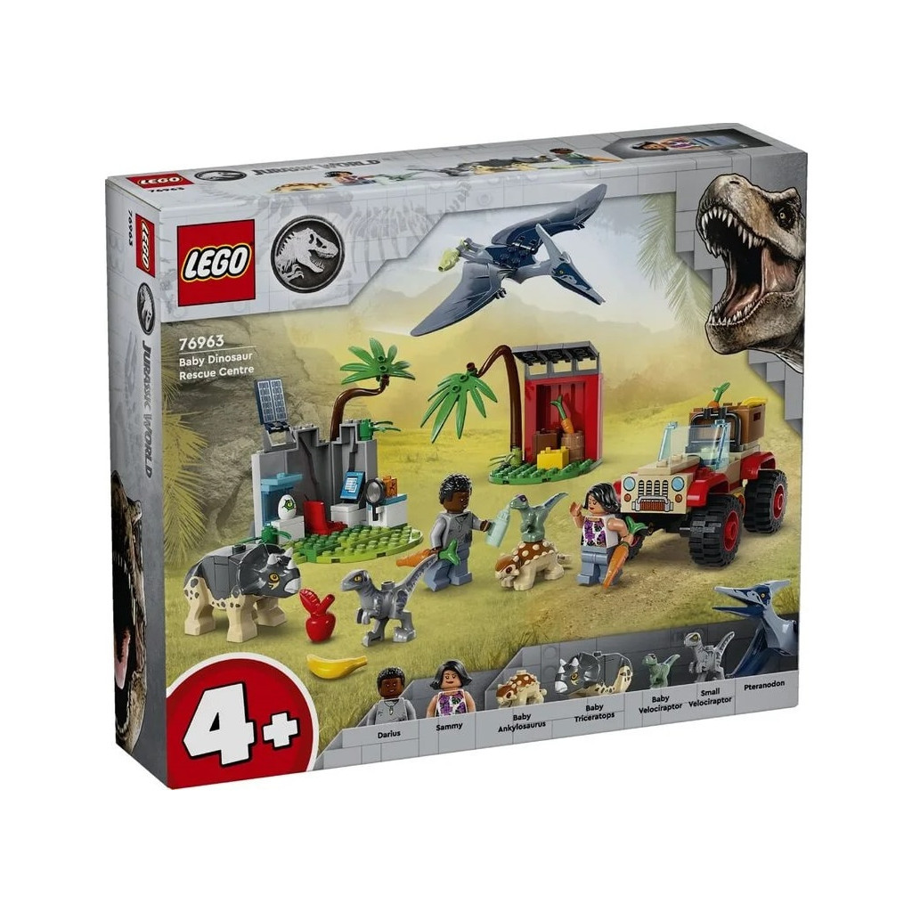 Конструктор LEGO Jurassic World Центр порятунку малюків динозаврів (76963) - зображення 1