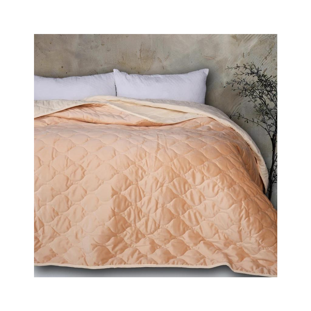 Покривало MirSon №5050 Velor charm Beige 150х210 см (2200008376772) - зображення 1