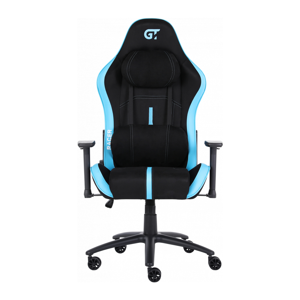 Крісло ігрове GT Racer X-2565 Black/Blue - зображення 2