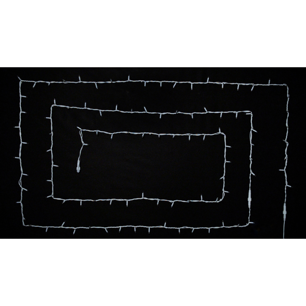 Гірлянда Delux STRING 100LED 10 м flash Білий/Прозорий IP44 (90015187) - зображення 3