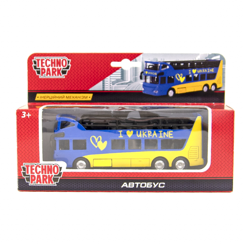 Спецтехніка Технопарк Двоповерховий автобус Україна (SB-16-21-UKR) - изображение 8