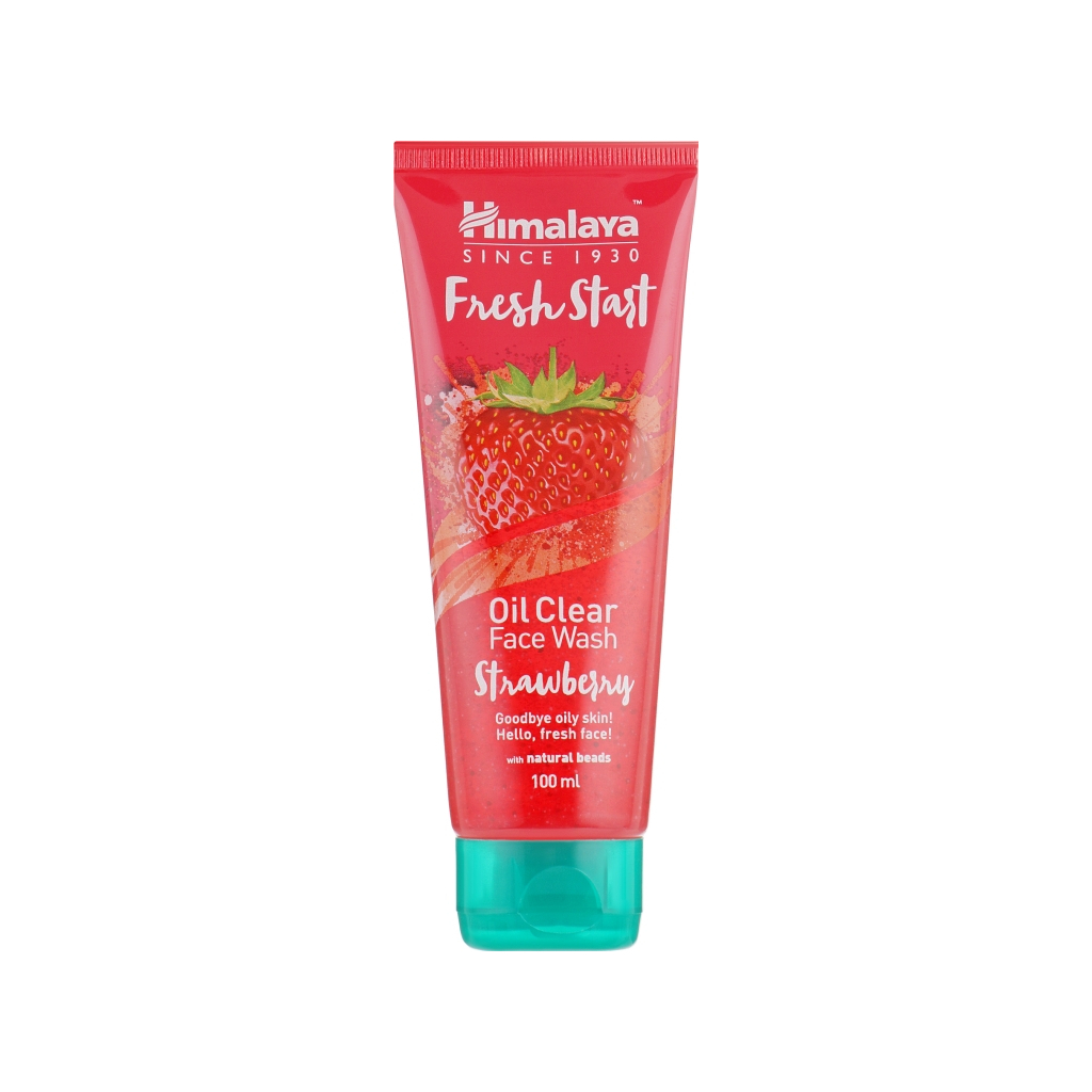 Гель для вмивання Himalaya Herbals Fresh Start з полуницею 100 мл (6291107221618) - изображение 1