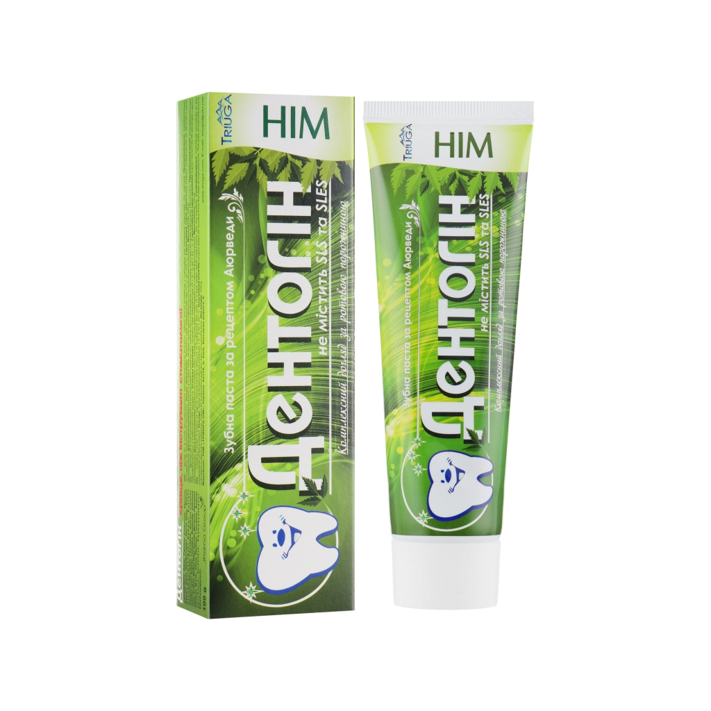 Зубна паста Triuga Дентогін Нім Безсульфатна 100 г (4823014303099) - зображення 1