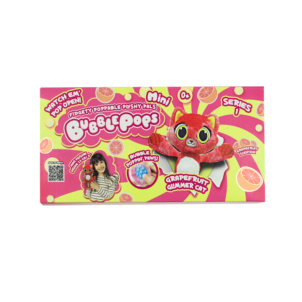 М'яка іграшка Bubble Pops Грепфрутова кішка 20 см (2402005/12) - зображення 4