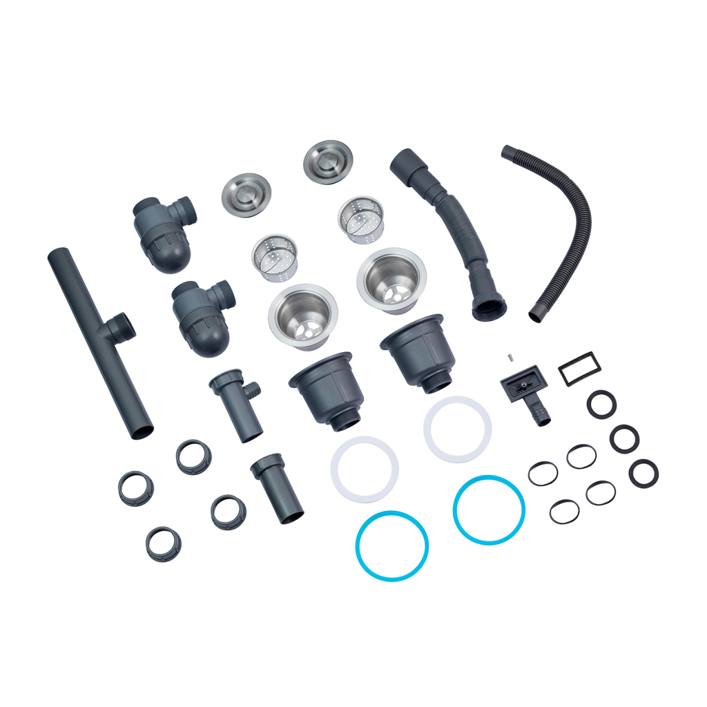 Мийка кухонна Kroner Schwarze-7843ZHM (CV022797) - зображення 8