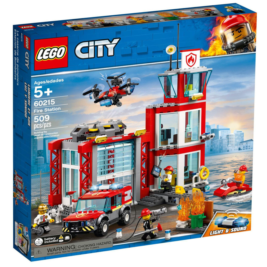 Конструктор LEGO City Пожежне депо 509 деталей (60215) - зображення 1