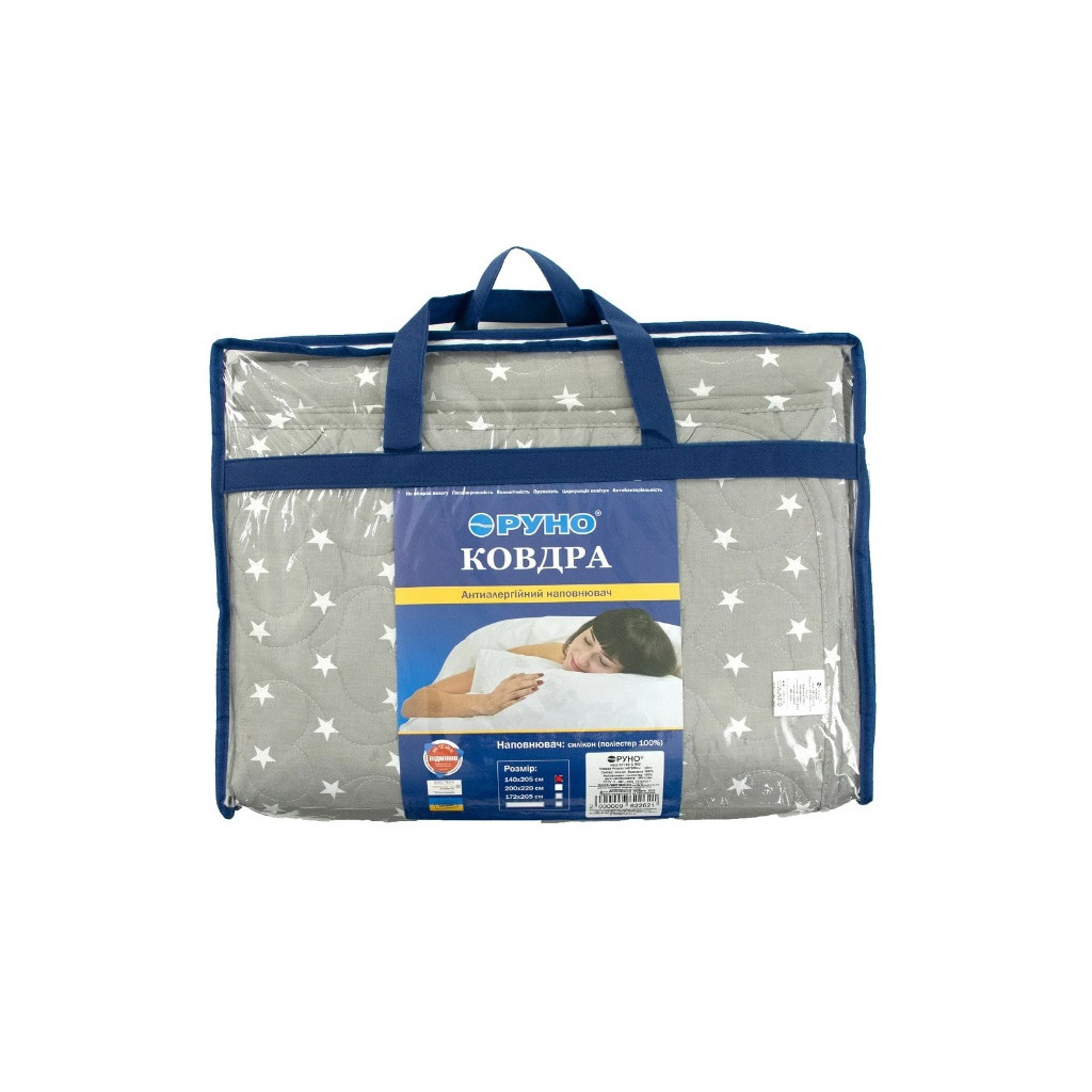 Ковдра Руно літня силіконова Легкість бірюзова 200х220 см (322.02СЛК_Зигзаг) - зображення 3