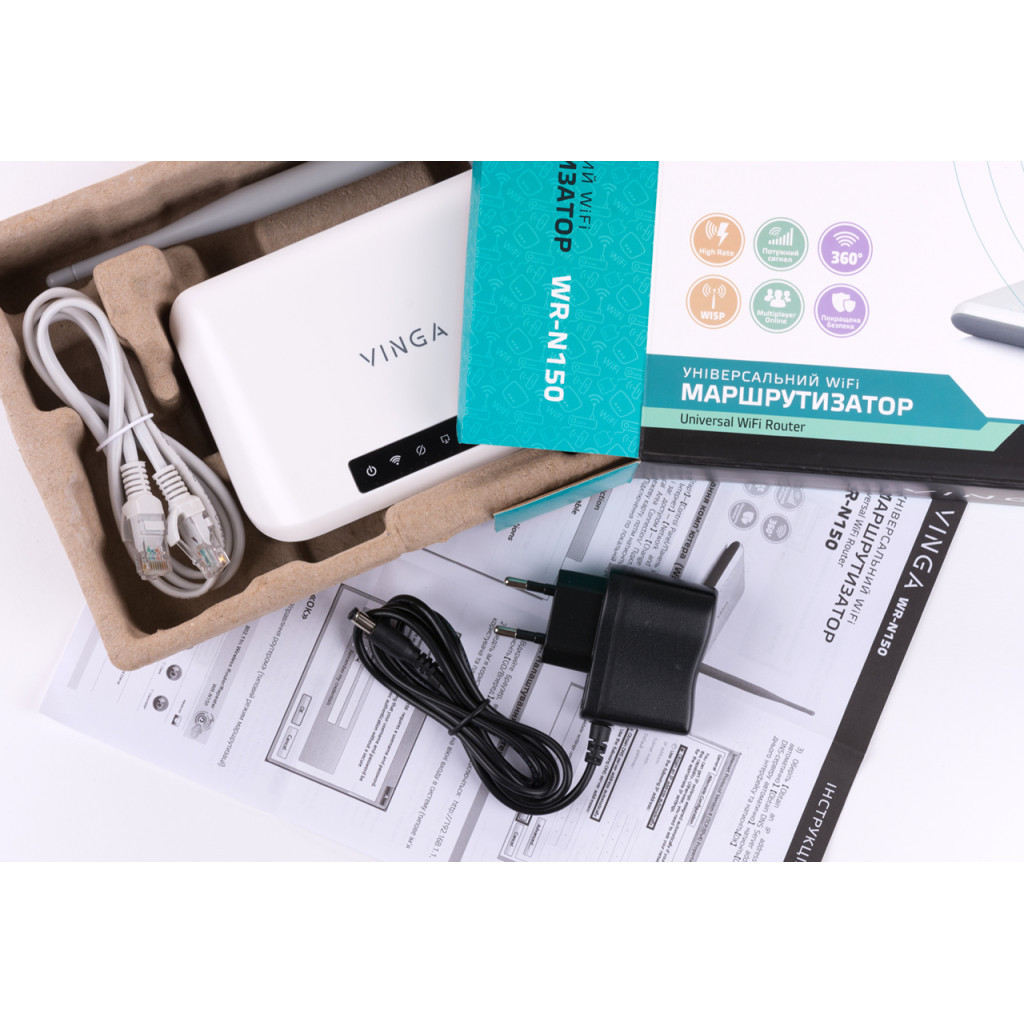 Маршрутизатор Vinga WR-N150 - зображення 11