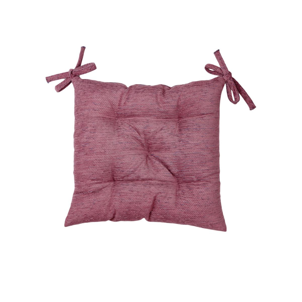 Подушка на стілець Прованс CHENILLA Бузкова 40х40 (034849) - зображення 1