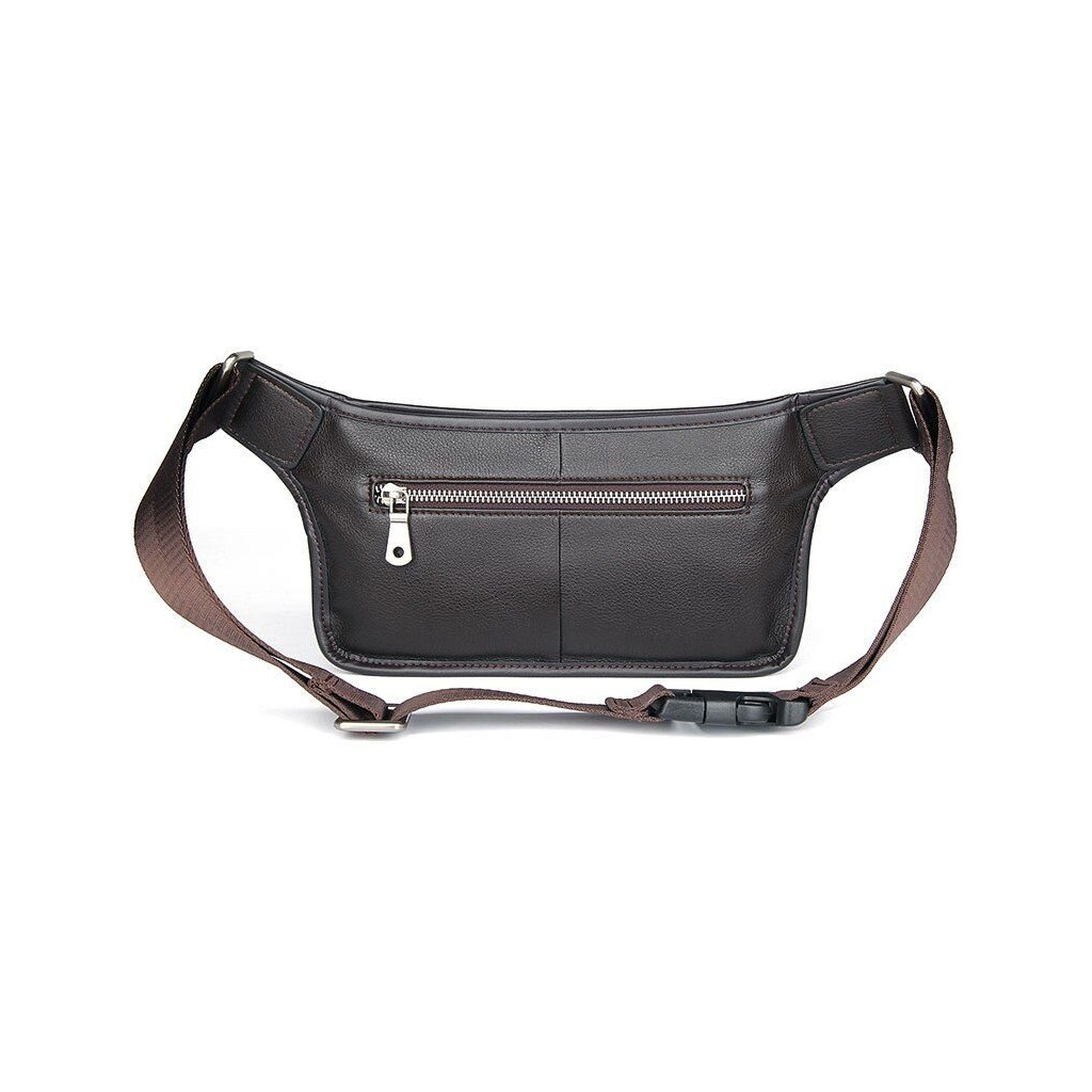 Сумка Vintage Поясна шкіряна Коричнева (14972) - зображення 8