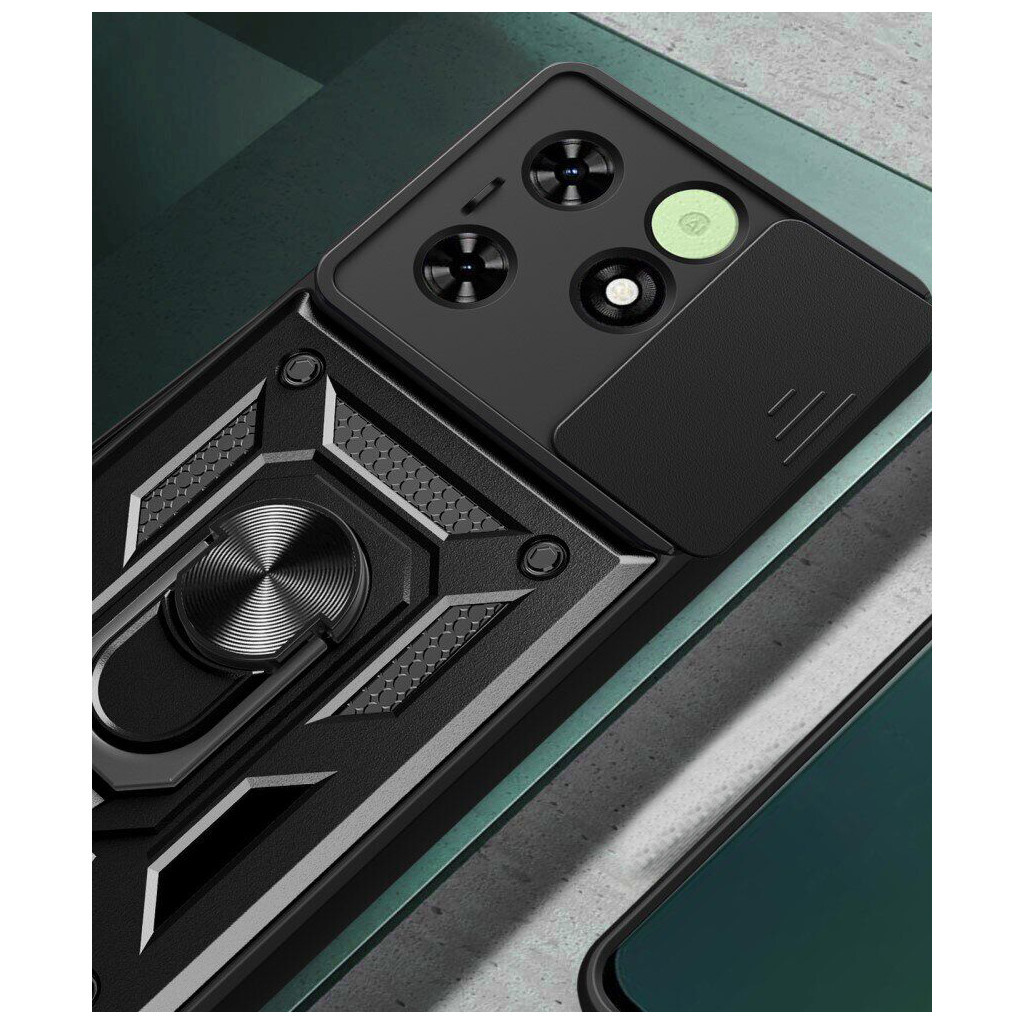 Чохол до мобільного телефона BeCover Military Tecno Spark Go 2024 (BG6) Black (710684) - зображення 4