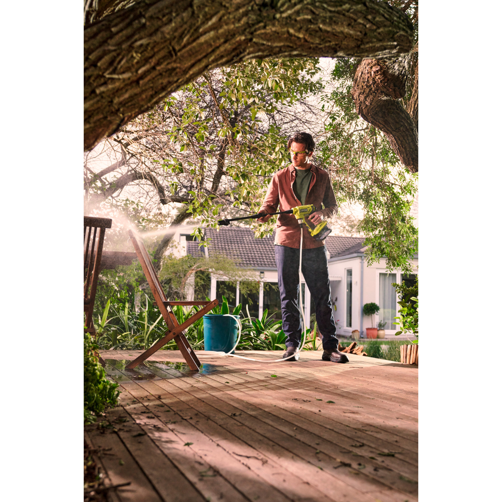 Мийка високого тиску Ryobi низького тиску RY18PW22A-0, 18В ONE+, 22бар, 182 л/год. (без АКБ та ЗП) (5133004570) - зображення 10