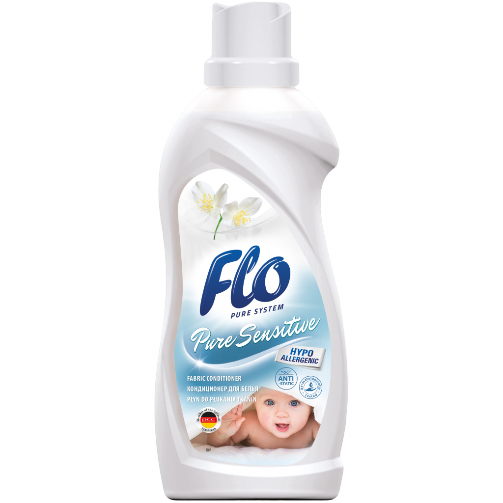 Кондиціонер для білизни Flo Pure Sensitive 1 л (5900948240993) - зображення 1