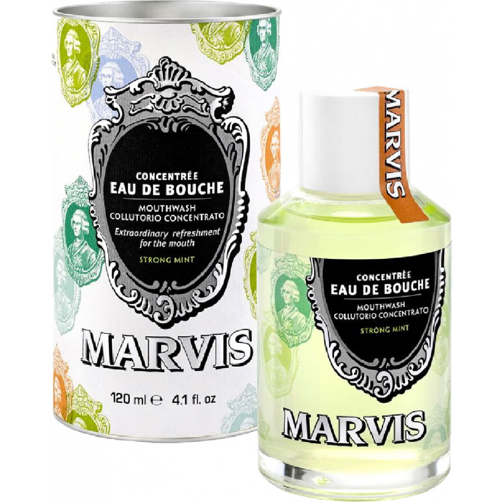 Ополіскувач для порожнини рота Marvis концентрат Інтенсивна м'ята 120 мл (8004395155781) - изображение 1