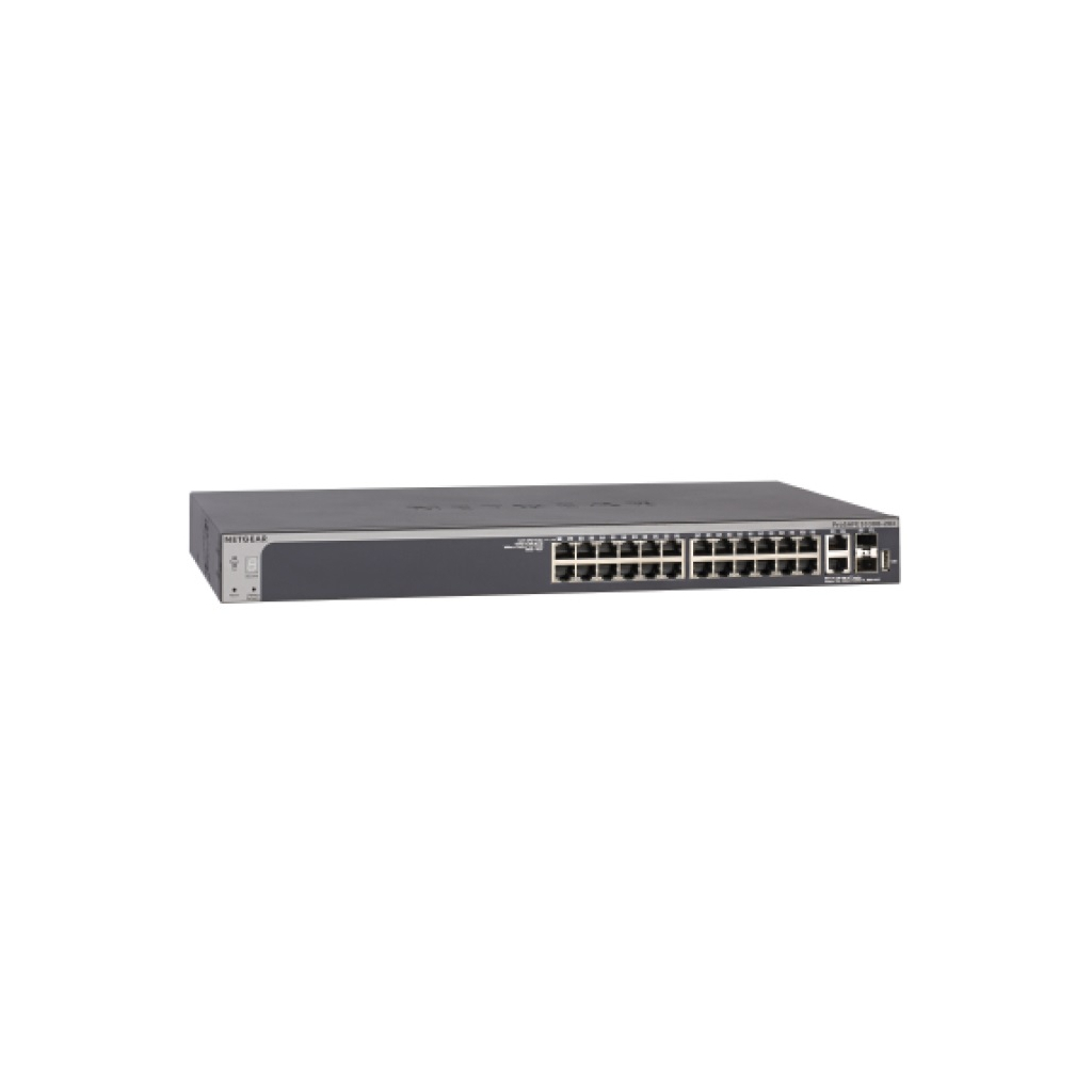 Комутатор мережевий Netgear S3300-28X (GS728TX) 24x1GE, 2x10GE, 2xSFP+, керований з можл (GS728TX-100NES) - зображення 3