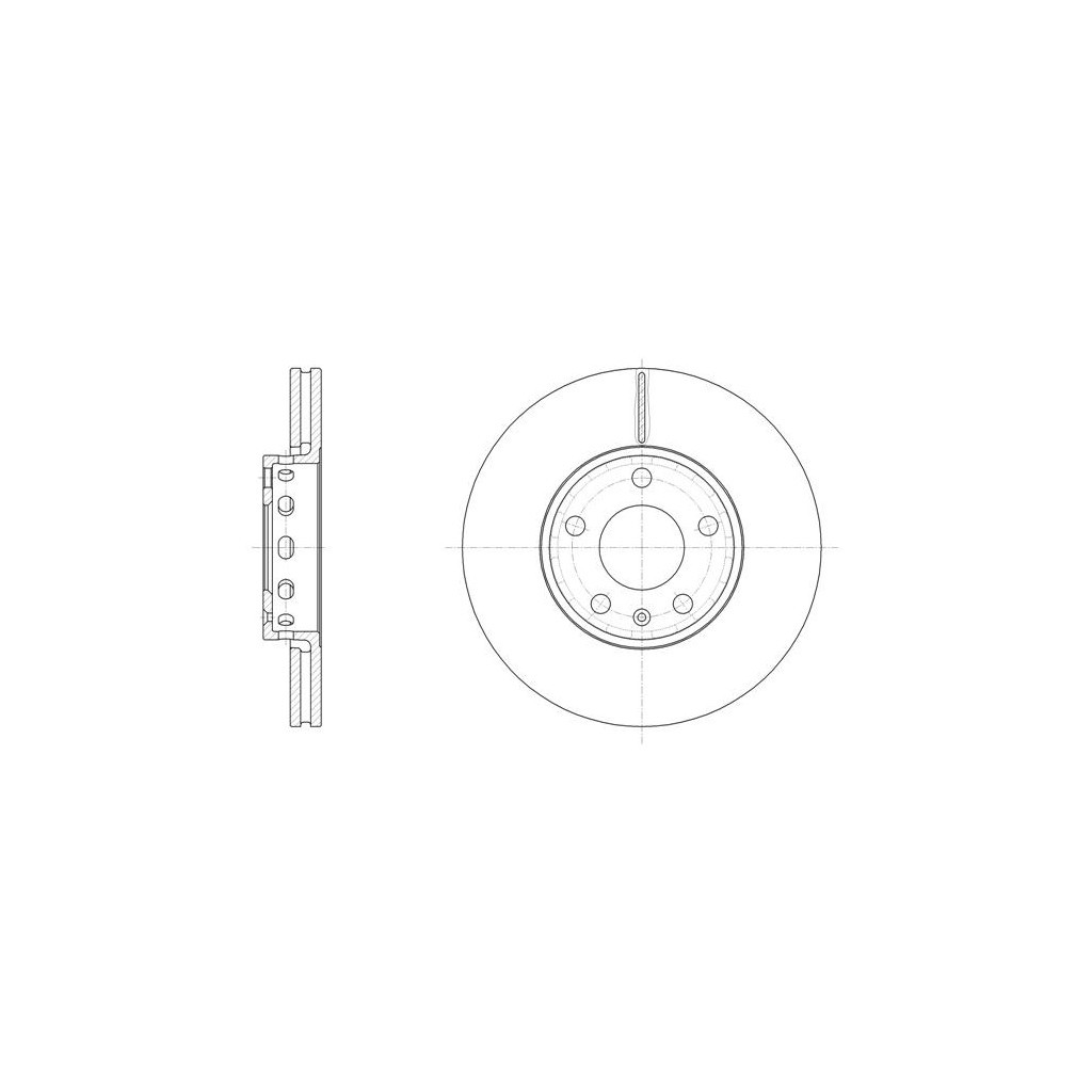 Гальмівний диск REMSA 6328.10 - зображення 1