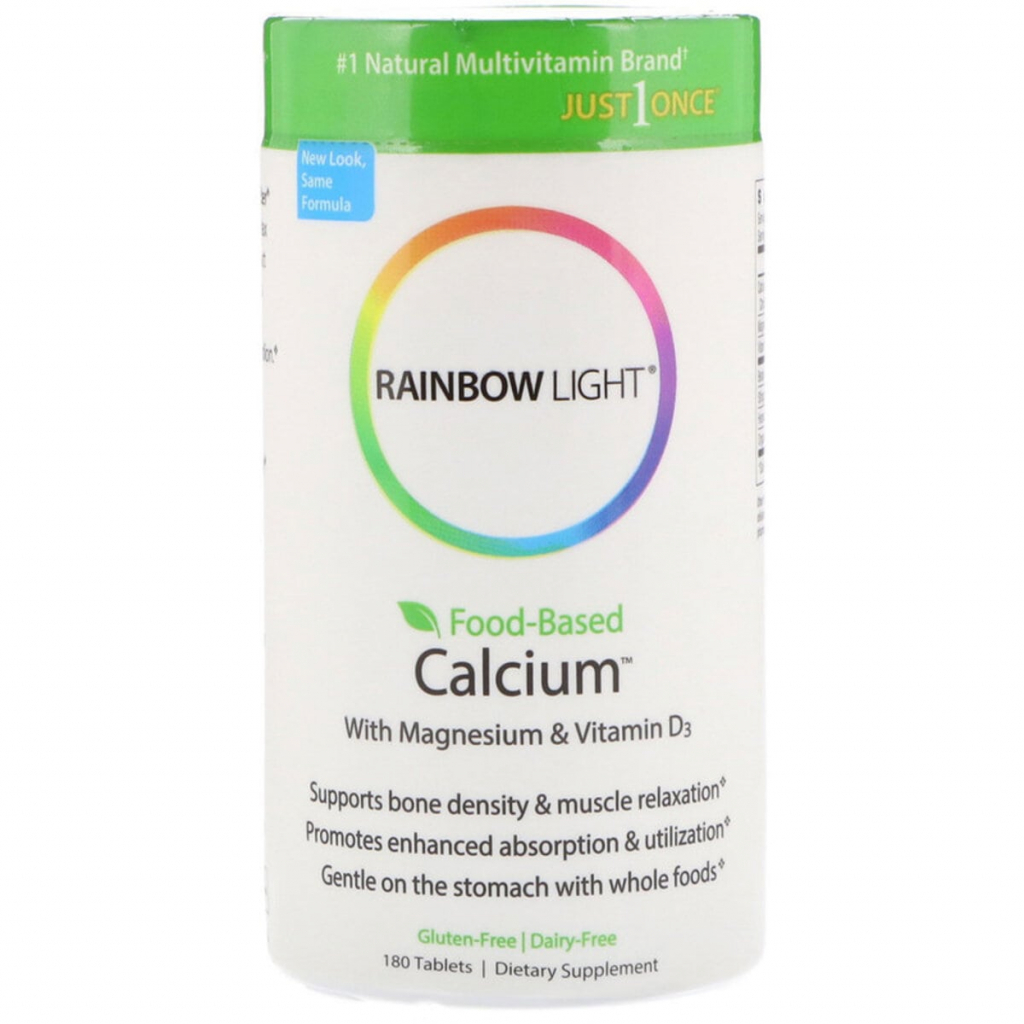 Вітамін Rainbow Light Кальцій з Магнієм і вітаміном D3, Food-Based Calcium with Ma (RLT-10952) - зображення 1