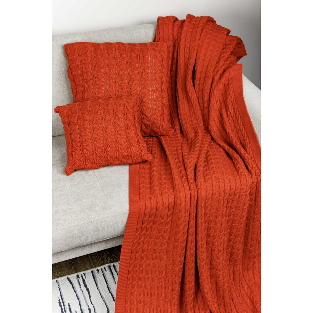 Плед Прованс Happy Fall Kosa Помаранчевий 130х170 см (4823093447073) - зображення 3