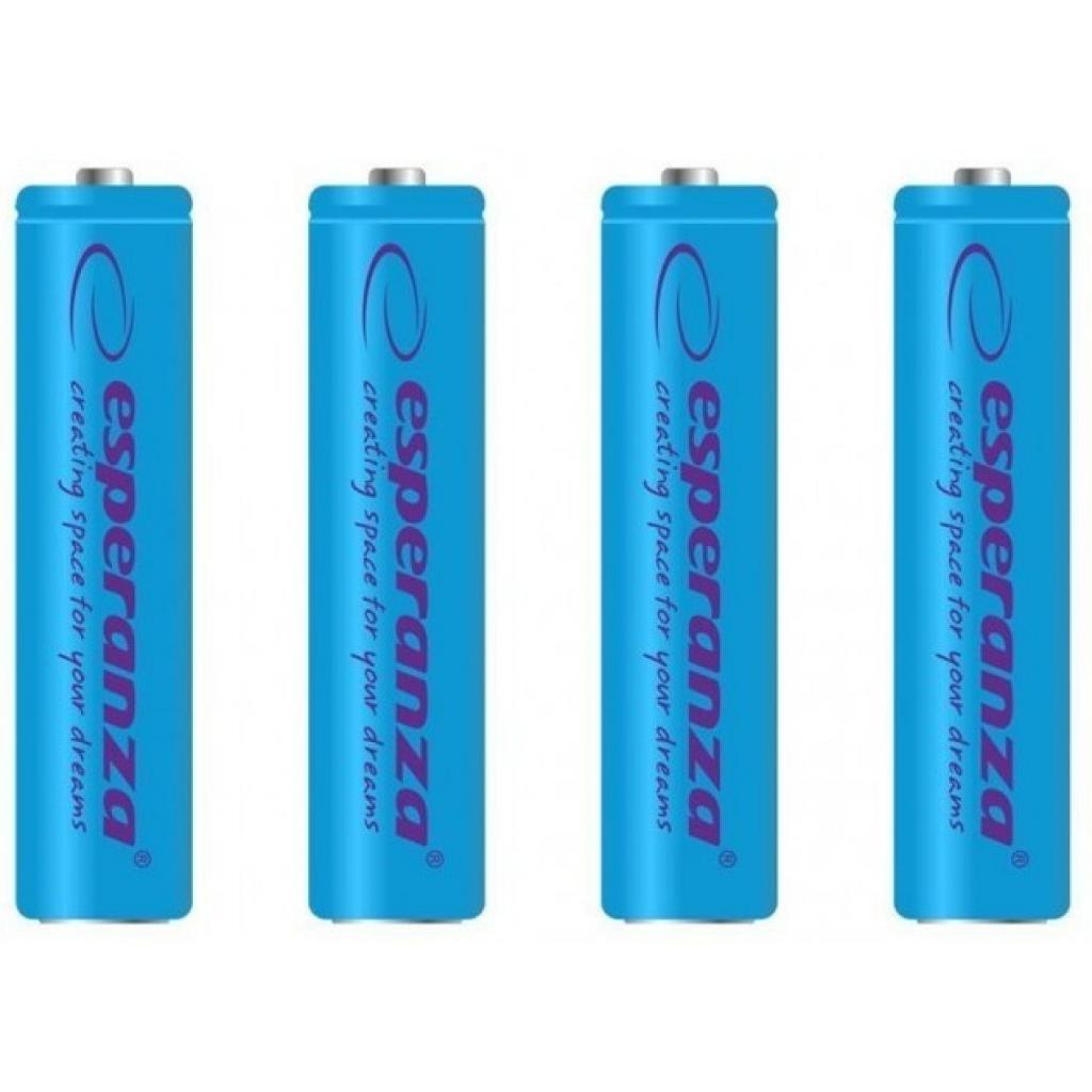 Акумулятор Esperanza AAA 1000mAh Ni-MH * 4 blue (EZA102B) - зображення 1