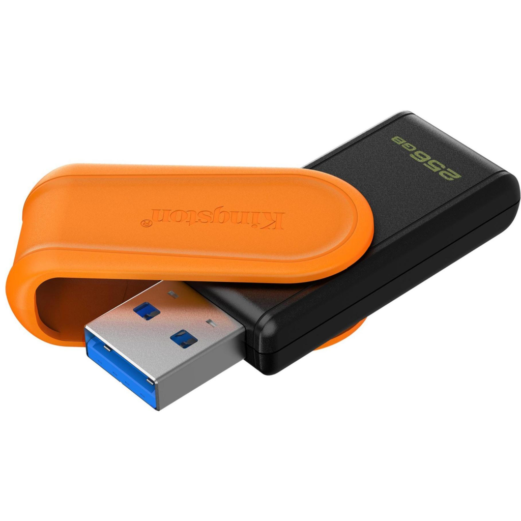 USB флеш накопичувач Kingston 256GB DataTraveler Exodia S Black/Orange USB 3.2 (DTXS/256GB) - зображення 2
