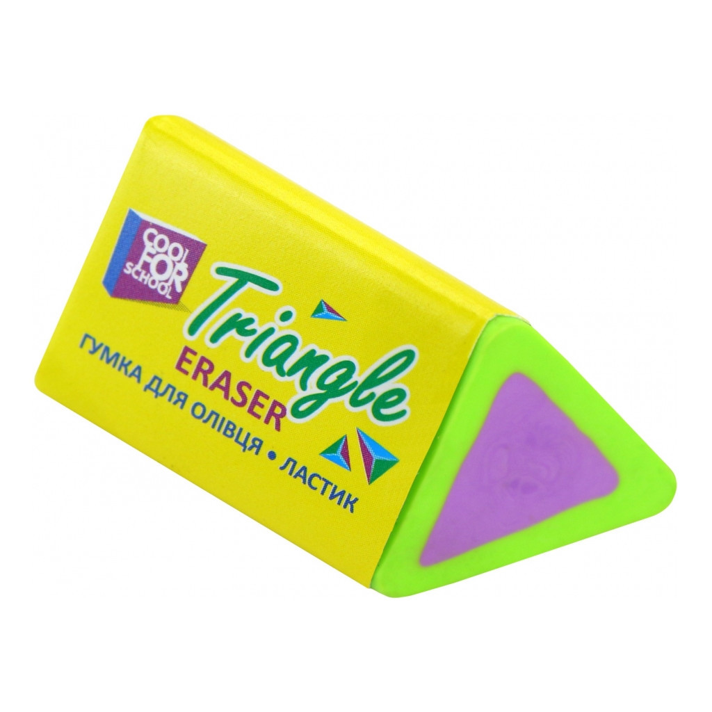Гумка Cool For School для олівця в індивідуальній упаковці Triangle (CF81737) - зображення 1