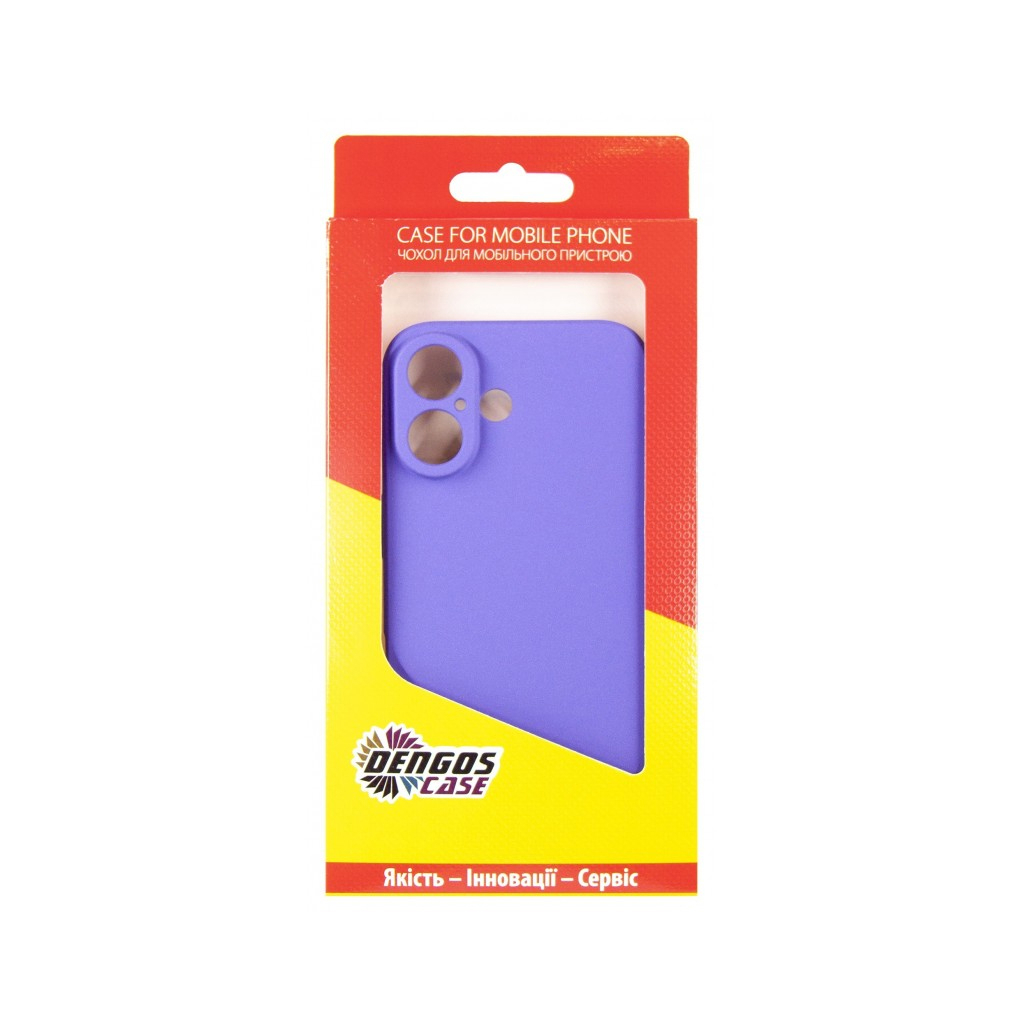 Чохол до мобільного телефона Dengos Carbon iPhone 16 (purple) (DG-TPU-CRBN-209) - зображення 5