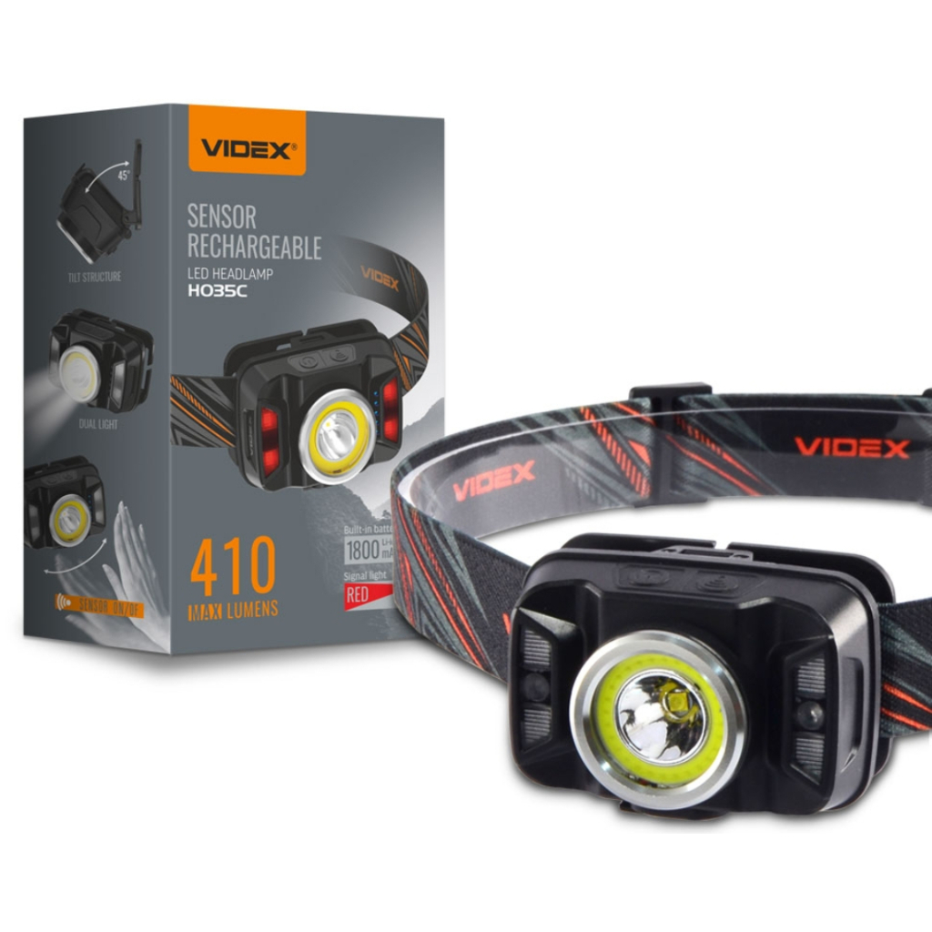 Ліхтар Videx 410Lm 5000K (VLF-H035C) - зображення 1