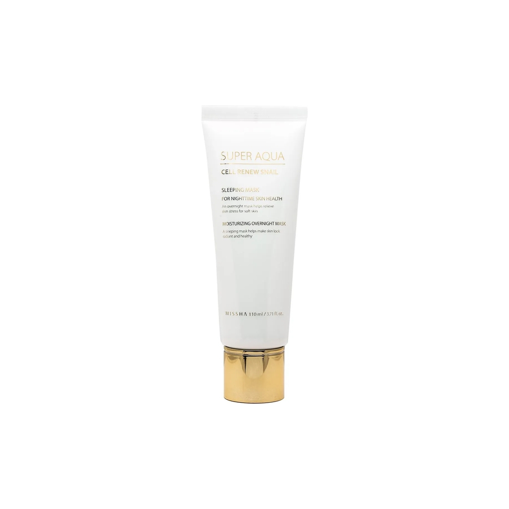 Маска для обличчя Missha Super Aqua Cell Renew Snail Sleeping Moisturizing Mask Нічна 110 мл (8809581458611) - зображення 1