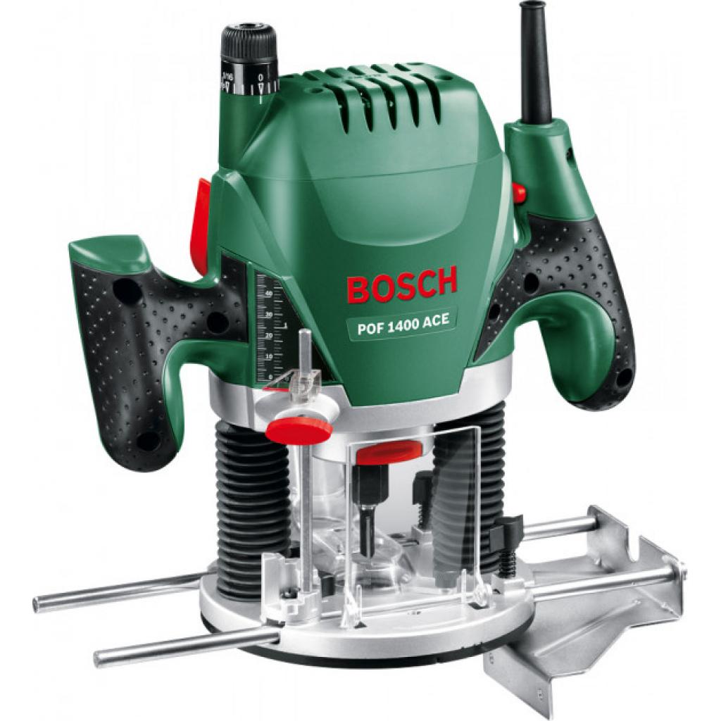 Фрезер Bosch вертикально-фрезерна машина Bosch POF 1400 ACE + набор 6 фре (0.603.26C.801) - зображення 1