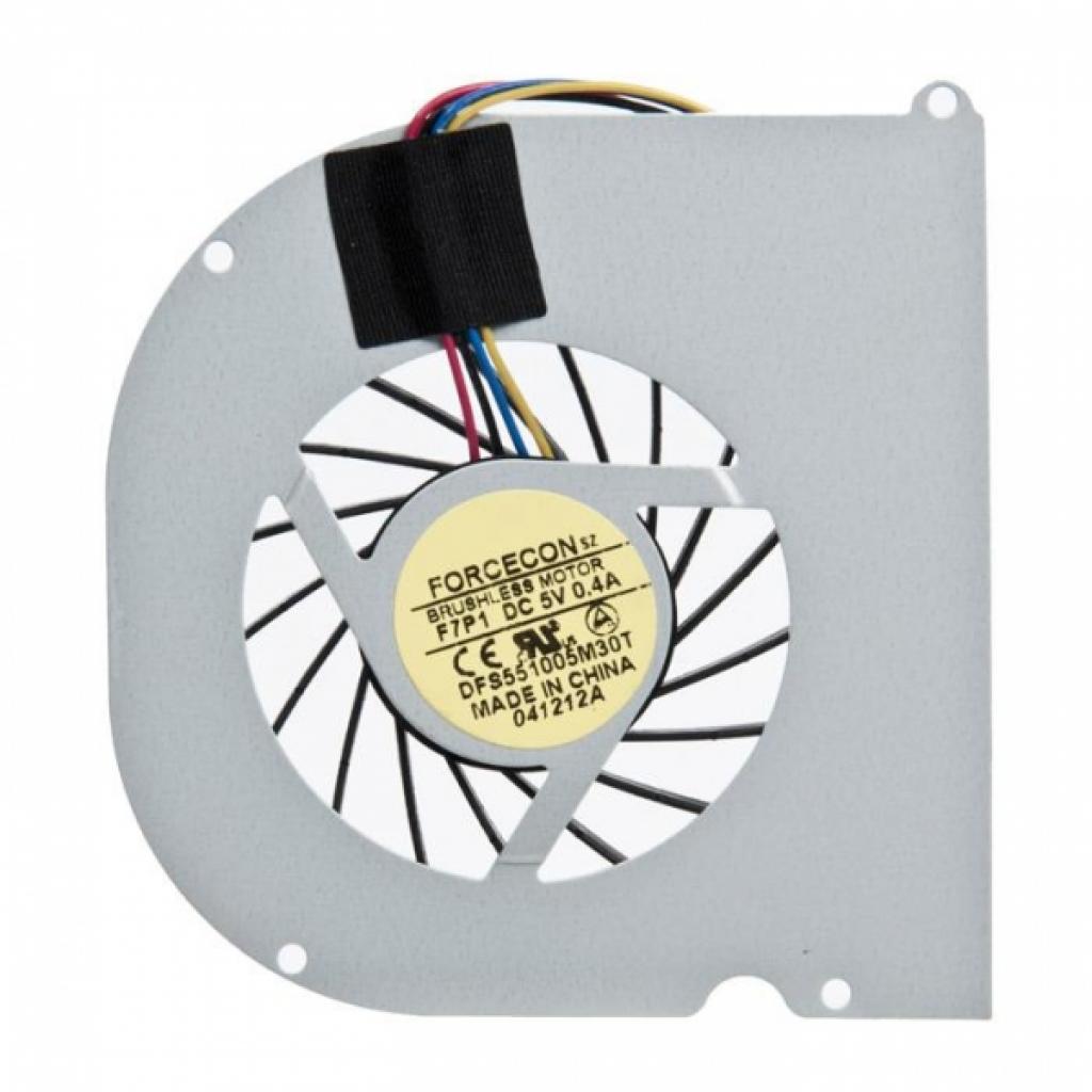 Вентилятор ноутбука ASUS F80/X82/F81/F83/X88 серий DC(5V,0.17A) 4pin (DFS551005M30T/UDQFRZH08CCM) - зображення 1