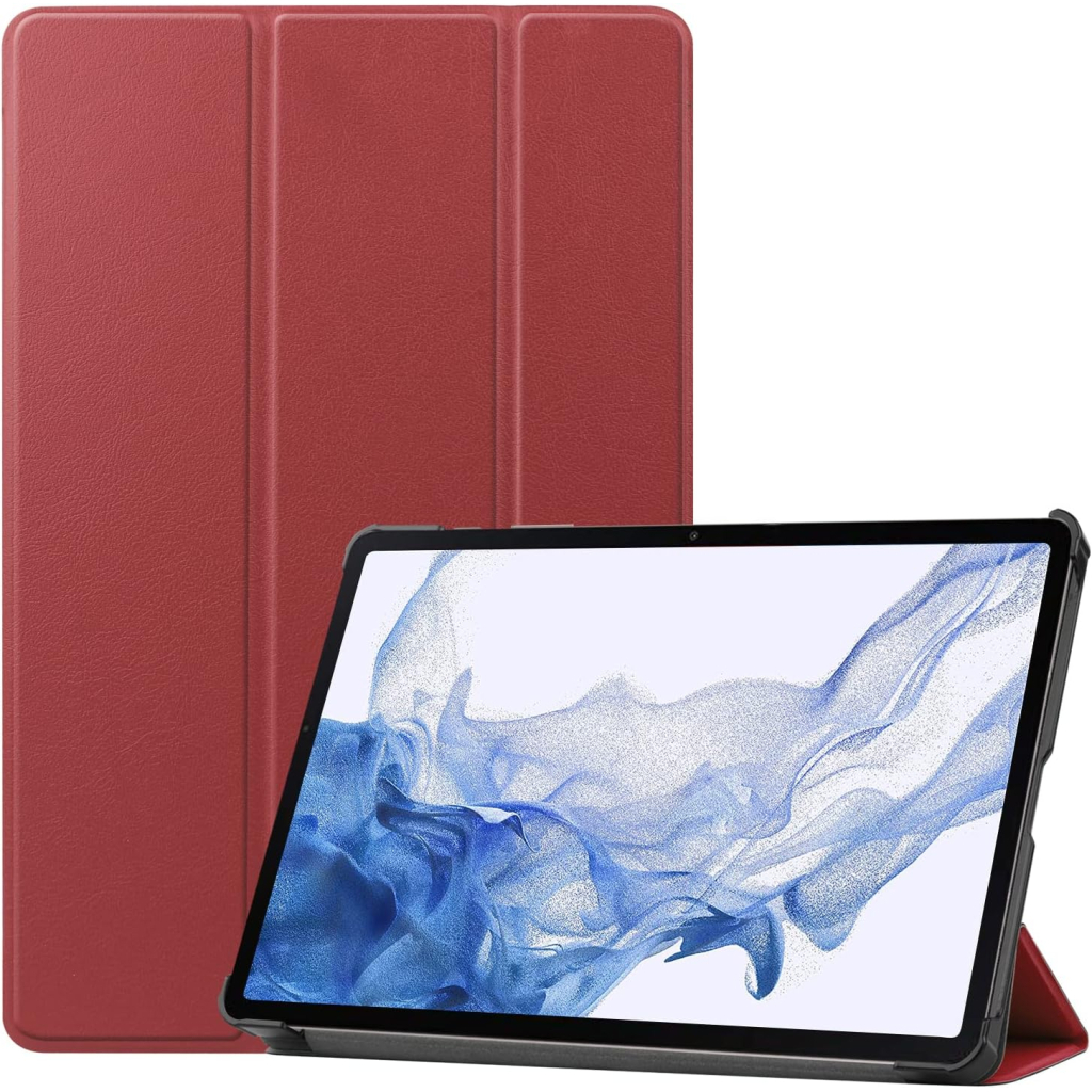 Чохол до планшета BeCover Smart Case Samsung Galaxy Tab S10 FE (SM-X520/SM-X526) 10.9" Red Wine (713281) - зображення 8