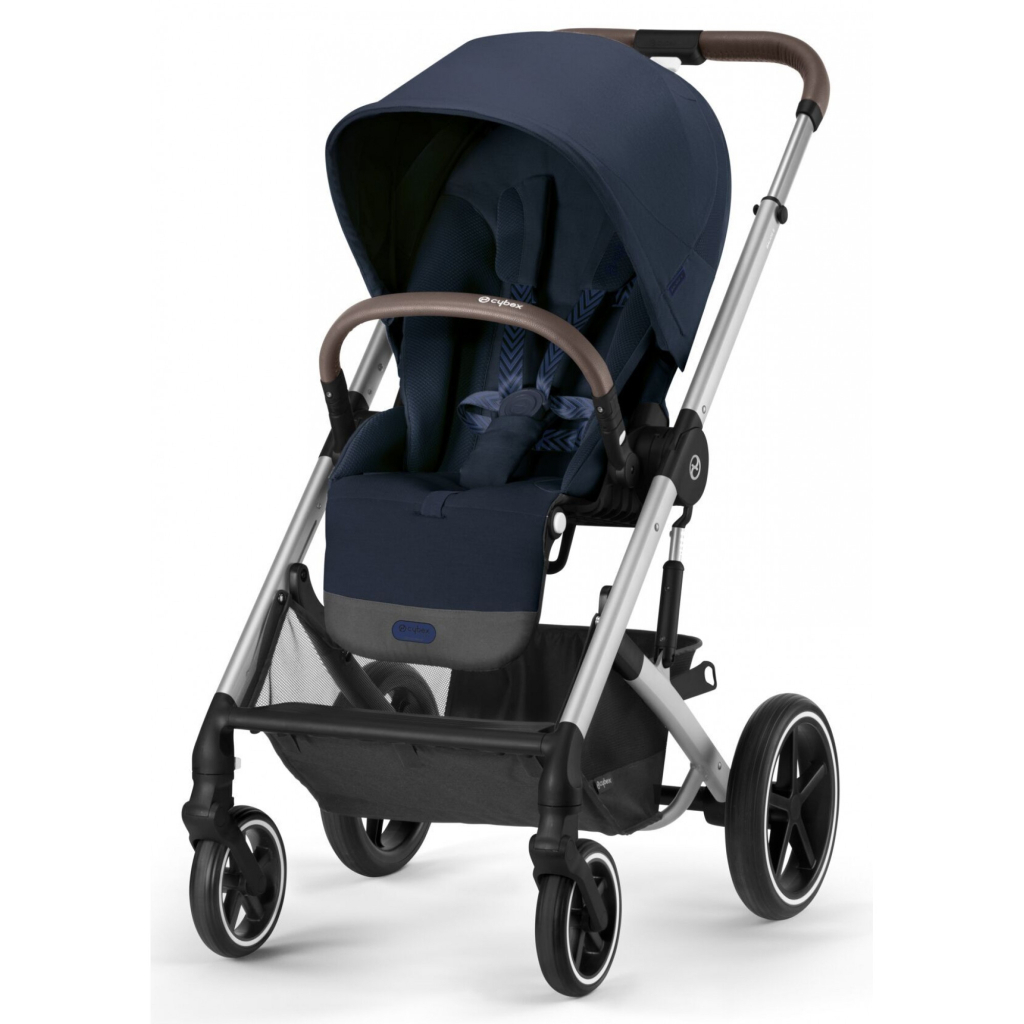 Коляска Cybex Balios S Lux SLV Ocean Blue (з бампером) (522003755) - зображення 1