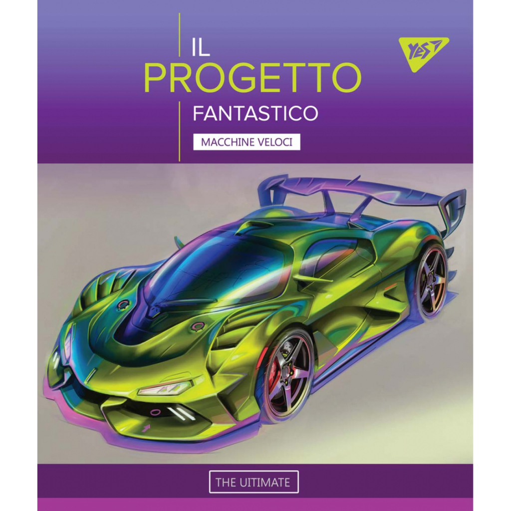 Зошит Yes А5 Fantastic Cars 18 аркушів клітинка (765181) - зображення 5