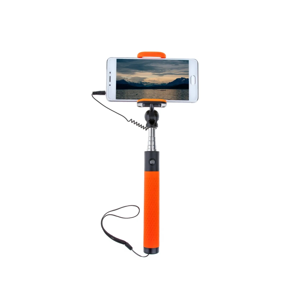 Монопод для селфі Grand-X Deluxe Click 3,5 U-крепление 180-780мм Orange (MPGDJ3CUO) - зображення 4
