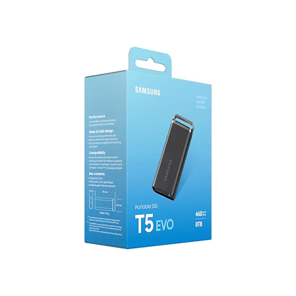 Накопичувач SSD USB 3.2 8TB T5 Shield Samsung (MU-PH8T0S/EU) - изображение 11