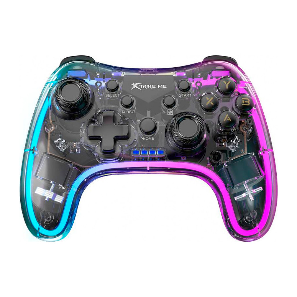 Геймпад Xtrike ME GP-52 Bluetooth RGB PS4/IOS/Android/PC/Nintendo (GP-52) - зображення 2