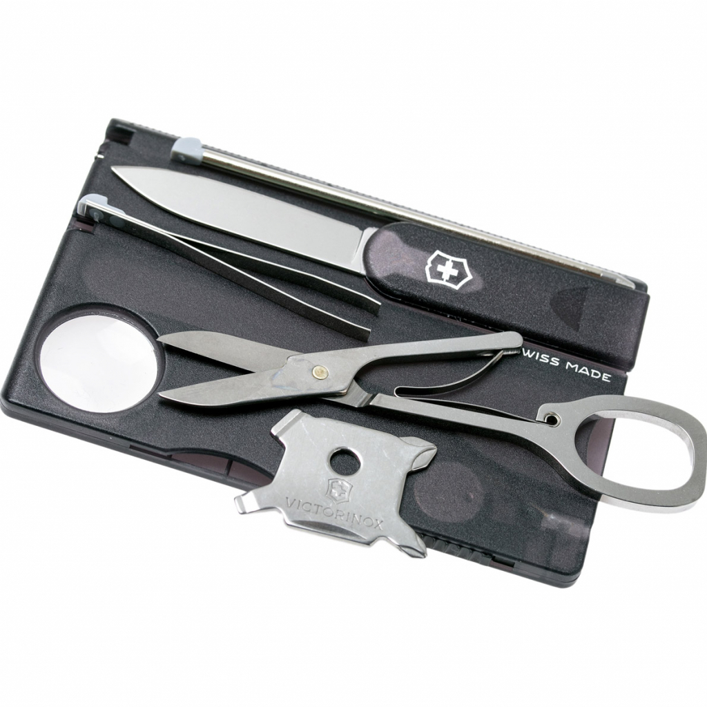 Мультитул Victorinox SwissCard Lite Transparent Black Blister (0.7333.T3B1) - зображення 2