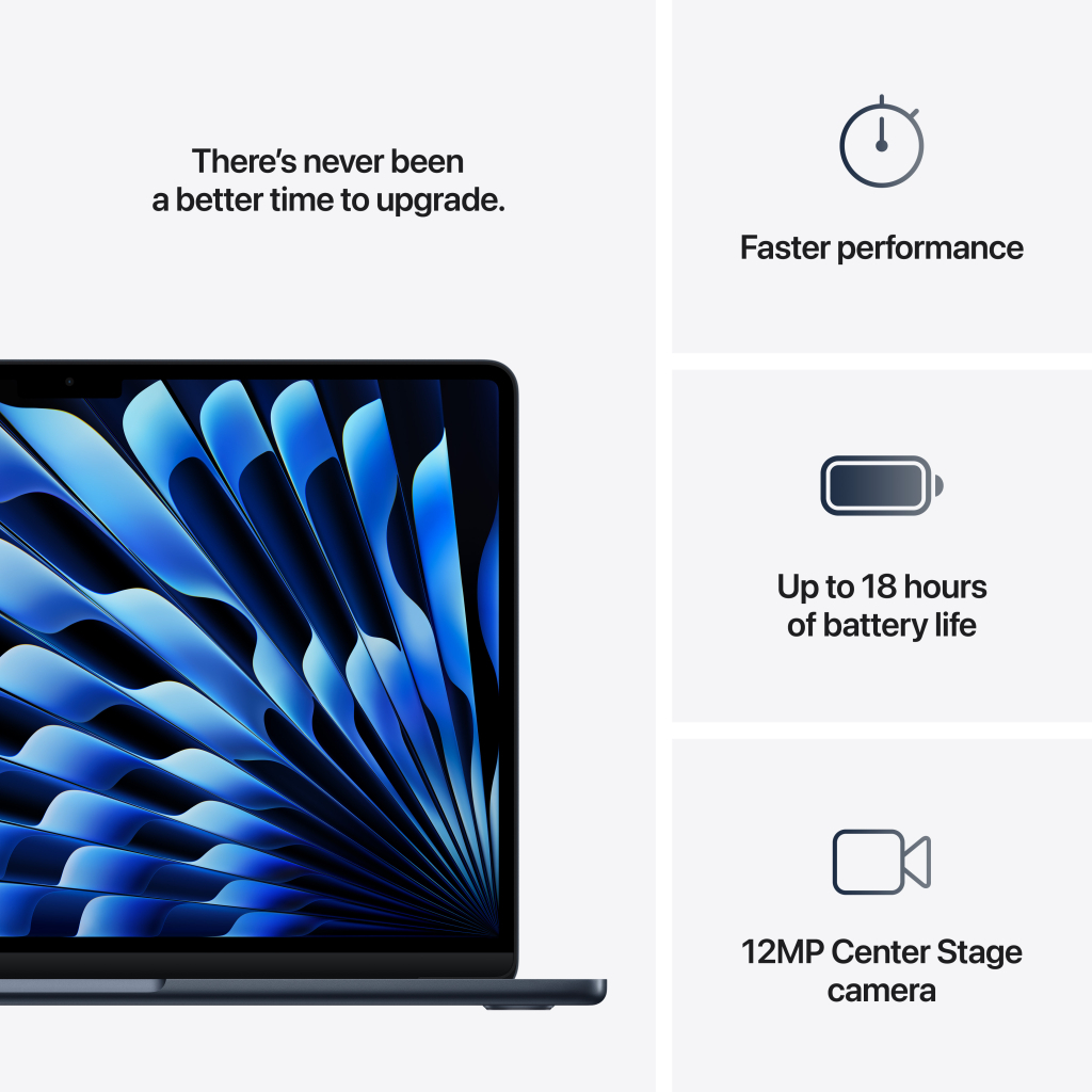 Ноутбук Apple MacBook Air 13 M4 A3240 Midnight (MW133UA/A) - зображення 8