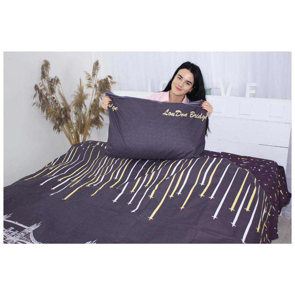 Простирадло MirSon Бязь Premium Dolores №393INT 150х220 см (2200001010758) - зображення 3