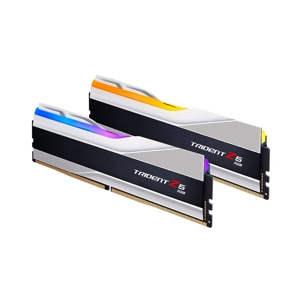Модуль пам'яті для комп'ютера DDR5 32GB (2x16GB) 6000 MHz Trident Z5 RGB Silver G.Skill (F5-6000J3238F16GX2-TZ5RS) - зображення 3