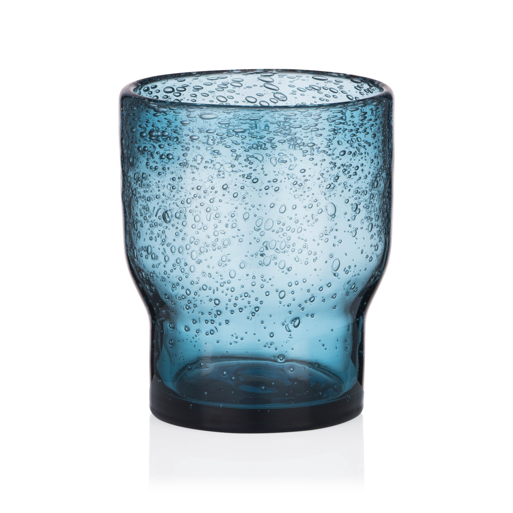 Набір склянок Ardesto Bubble 300мл, 2шт, скло, синій (AR2630BL) - зображення 3